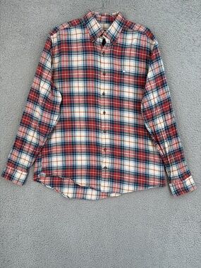 Southern Shirt Men's Large long sleeve button down Plaid Shirt chest pocket